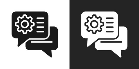 Help Icon In Black And White Glyph Style