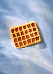 Rechteckige Waffel Schokoladenfuellung Topshot