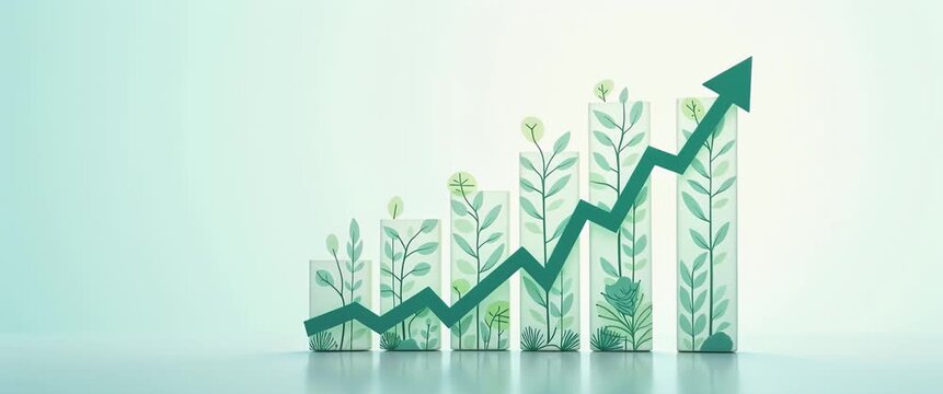 ESG investment strategies long term growth sustainable portfolios responsible investing diversification impact investing financial performance concept as Illustration of ESG investment strategies focu