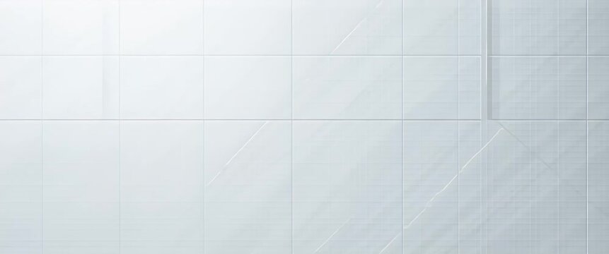 Elegant geometric patterns on a white tiled wall, with soft ambient light flickers and a slow pan camera motion, creating a minimalist, modern, and stylish visual experience.