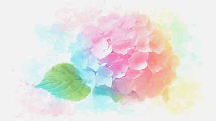 wedding invitation card background vector. Minimal hand painted watercolor botanical flowers texture template background. Design for wedding, vip cover, poster, rsvp moderncard.Valentine's Day