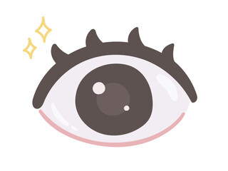 Bright and Healthy Eye Illustration for Eye Care Content