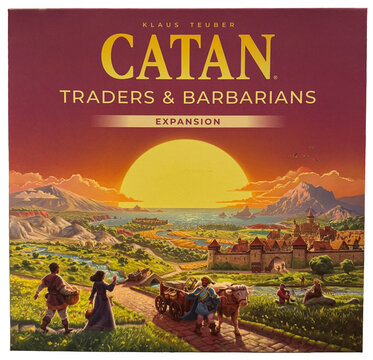 Catan Traders & Barbarians Board Game Expansion pack.