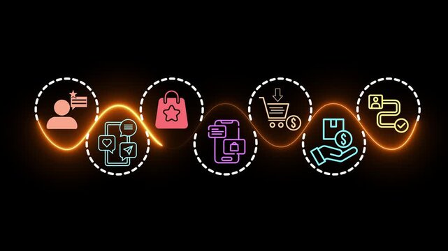 Customer experience concept on the transparent background. Providing personalized support throughout the customer journey from product discovery to purchase and engagement. Customer satisfaction idea.