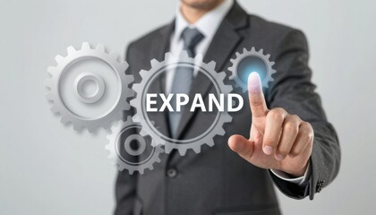 Enhancing business growth professional infographic strategies in corporate environments a visual guide to expansion and innovation