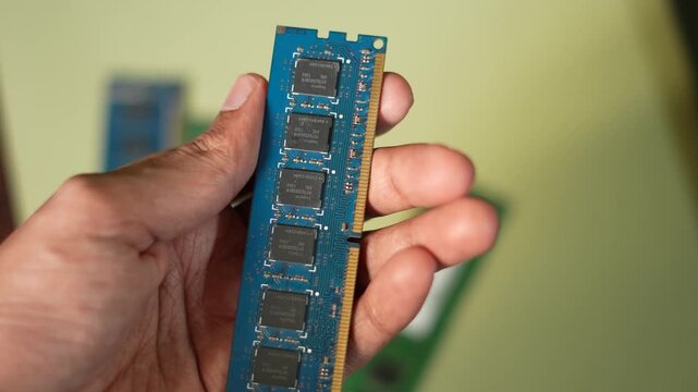 RAM Memory Chip, IT Hardware Cost Background