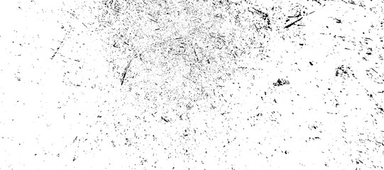 A light black and white grunge overlay featuring scattered delicate flecks and minimal scratches. vector