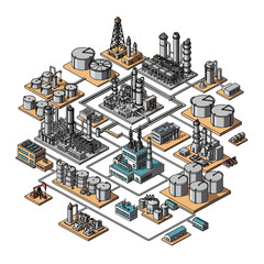 Warehouse logistics and packaging process with conveyor belts and cardboard boxes.