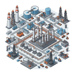 Warehouse logistics and packaging process with conveyor belts and cardboard boxes.