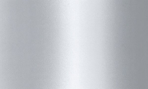 Smooth Metallic Silver Surface with Glossy Sheen