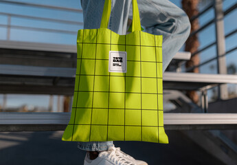 Lifestyle Tote Bag Mockup