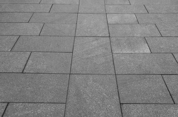 Concrete Cement Block Brick Tile Texture Background in perspective view Wallpaper material factory floor block plate texture backdrop Rough cement wall made of blocks. isolated on white