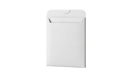 Versatile blank white paper sleeve packaging solution ideal for presenting gift certificates, membership passes, or small products in a sleek and minimalist design for various business