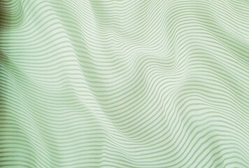 Hellgrüne fein gestreifte Wellenlinien als Vollbild und Hintergrund