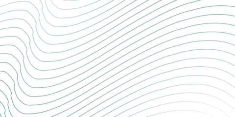 Abstract Gradient Curved Lines Background with Soft Green Flowing Waves, Minimal Modern Line Art Design