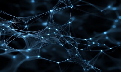 Abstract Neural Network with Luminous Connections in Dark Space