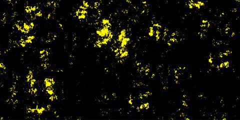 green grass and stars. Black Yellow Pattern Abstract Background