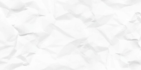 Abstract crumpled white paper texture background. Paper texture Crumpled White. Top view.
