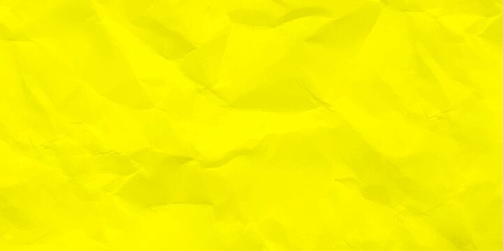 abstract yellow background. yellow paper background. crumpled yellow cardboard