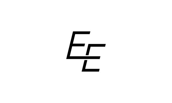 EE initial letter logo or EE monogram logo	
