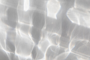 Abstarct sunlight shadows background with flare and glare in neutral colors. Natural abstarct aesthetic mockup with caustic effects for design and presentation.