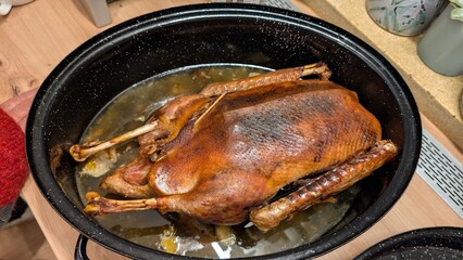 Gans  Braten Weihnachten