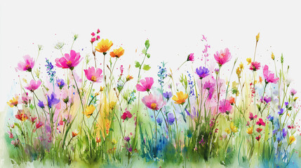 watercolor botanical Daisy flowers texture template background.Elegant wedding invitation card background . Minimal hand painted Design for wedding or Valentine's Day