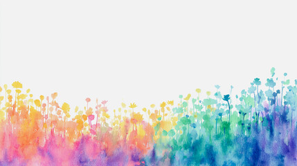 watercolor botanical Daisy flowers texture template background.Elegant wedding invitation card background . Minimal hand painted Design for wedding or Valentine's Day