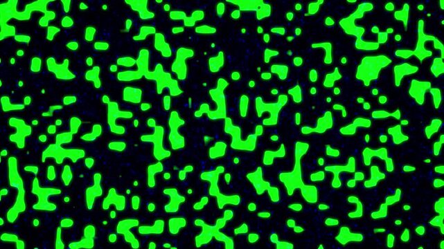 Abstract green and blue liquid noise texture background with organic cellular blobs pattern