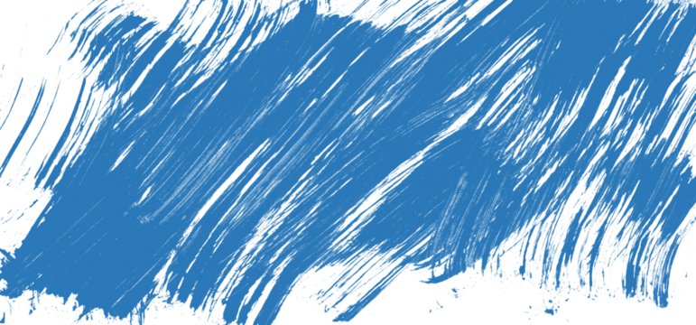 Dynamic diagonal blue brush stroke banner background. Hand drawn vector grainy brush stroke texture. Distress damaged edge vintage template with squiggle or expressive abstract bold smears. - Powered by Adobe