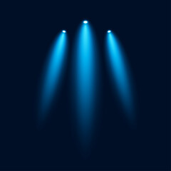 Abstract Futuristic Blue Light Beams: Modern Technology and Innovation Concept Background
