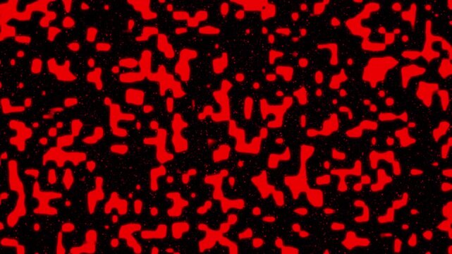 Abstract red and black liquid noise texture background with organic cellular blobs pattern
