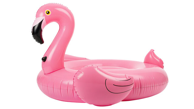 Vibrant pink flamingo pool float for summer fun