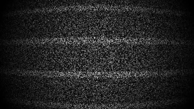Television Turn Off. Television static screen showing noise and no signal. Suitable for media projects, website backgrounds, and video editing visuals.