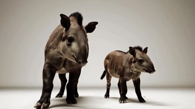 Tapir moving a little in image