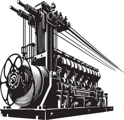 steam locomotive silhouette © Abdullah Al Mamun