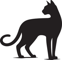 black cat silhouette