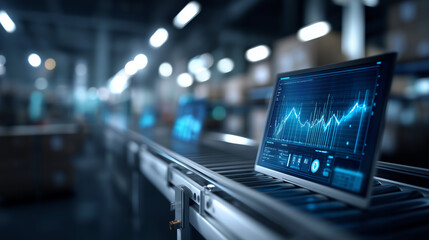 AI powered system improving retail inventory management analyzing sales data demand forecasting  real time stock monitoring optimized inventory control logistics tec