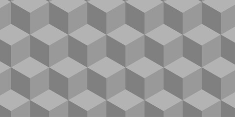 3d modeling cubes Illustration decoration seamless gray material pattern square design.
