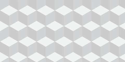 White 3d modeling cubes Illustration decoration seamless white material pattern square design.