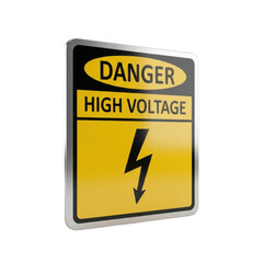 Danger High Voltage Sign
