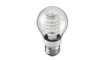 Energyefficient Led Light Bulb With Spiral Filament Design