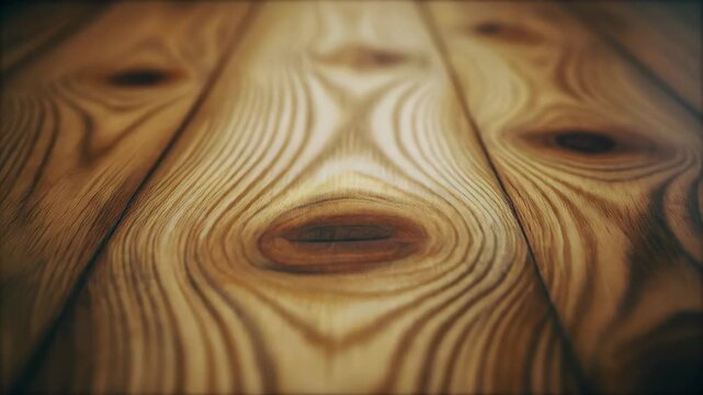 Wooden Planks Close Up With Wood Grain Pattern Light Brown Color