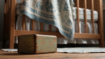 Vintage Baby Room Scene
