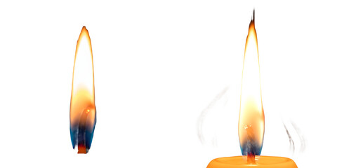 high quality stock image of burning candle on a white PNG background PNG file.../