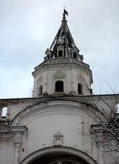 Tower of the Cathedral of the Assumption of the Blessed Virgin Mary in Moscow, Russia