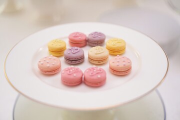 Elegant Macaron Display