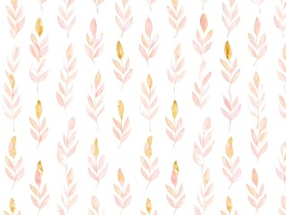 Watercolor Leaf Pattern