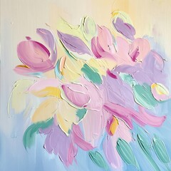 Abstract Floral Painting