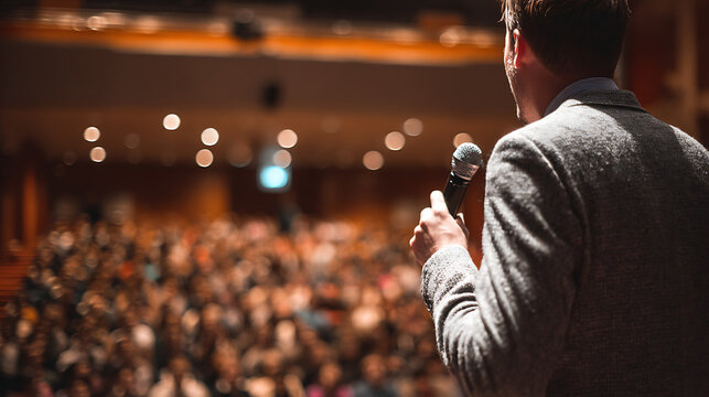 A public speaker amusingly fumbling through their entire speech (1)